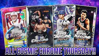ALL COSMIC THURSDAY! | COSMIC Chrome WWE RELEASE DAY + MLB + NBA +NFL  Breaks (RGL 5491-5499_ screenshot 5