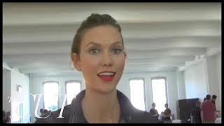 Karlie Kloss Talks and Underage Modeling -- New York Fashion Week Spring 2012