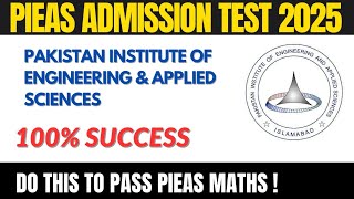 PIEAS Entry Test 2025 Maths | how to pass|@mathsolver1117