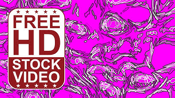 Free Stock Videos - abstract outlined purple shapes morphing changing shape randomly 2D animation