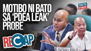 'PDEA leaks' probe ni Bato, saan papunta?