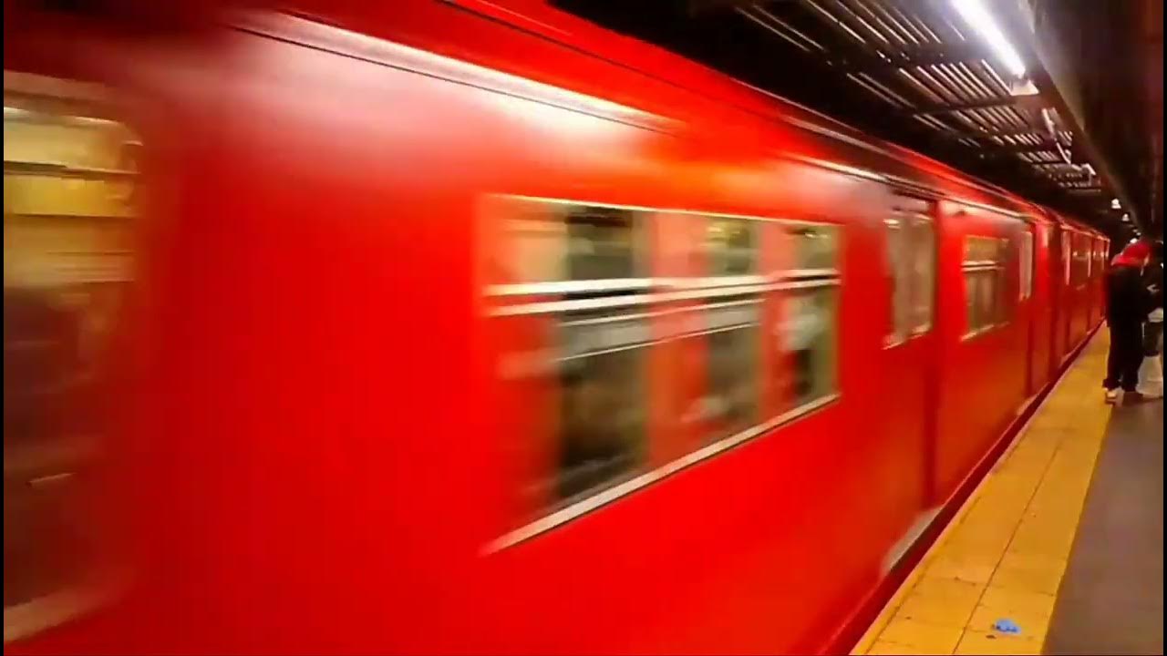 Redbird 1 Train leaving Times Square YouTube