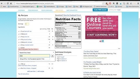 How to Calculate Nutrition Facts for Any Recipe
