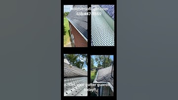 Protect your home with gutter guards! #checkit  #gutterguards #gutters #roofingcontractor #clean