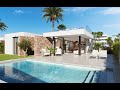 Villa on one level with basement, solarium and private pool in Santa Rosalía Lake and Life Resort