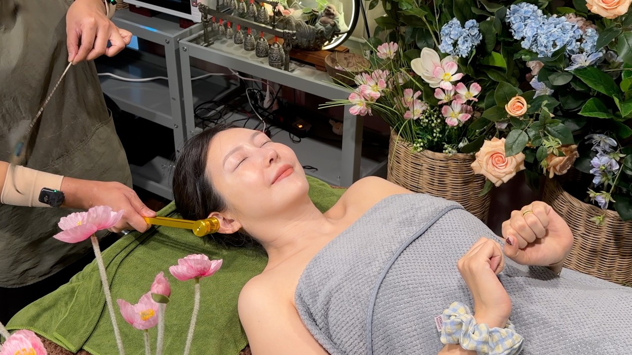 ASMR Чистка ушей и спа для кожи головы в Бангкоке | Реальные расслабляющие звуки