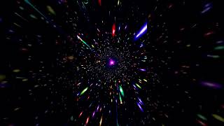 Hypnotic Rainbow Light Speed Loop 🌈✨ | Relaxing Cosmic Journey #Shorts