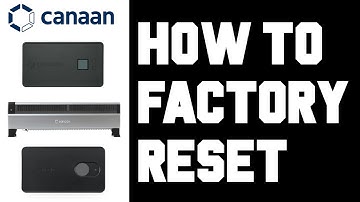 Canaan Avalon Miner How To Factory Reset - Avalon Nano 3 How To Reset Device Tutorial Guide