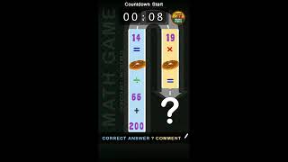 256 - Number game (200 + 66  Pizza = 14 then 19 x Pizza =) #shortsviral screenshot 3