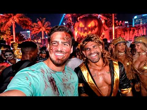 JON VLOGS WENT TO THE BIGGEST HALLOWEEN PARTY IN MIAMI ft SHEVIII2K