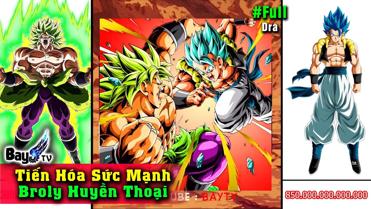 Tiến hóa sức mạnh Dragon Ball Super - Broly【FULL】