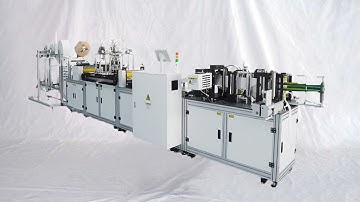 Fully automatic folding face masks respirator making production equipment ffp2 N95 maker machinery