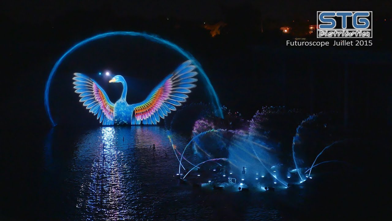 [4K] Futuroscope Spectacle de nuit Lady O Futuroscope 2015
