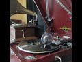 川田 義雄 ♪浪曲セントルイス・ブルース♪(上)1939年 78rpm record . Columbia Model No G ー 241 phonograph