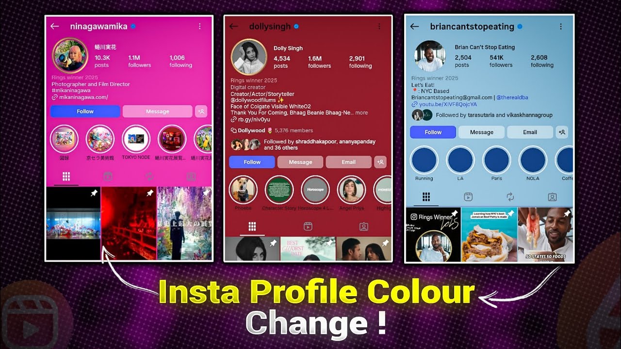 Finally! Instagram Profile Colour Change + Golden Ring Award Explained ...