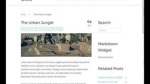 Making the Grav Open Publishing Space 