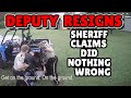 Deputies Rifle-Butt Man In The Face