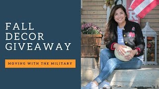 Fall Decorating Military Style - Home Improvement Series