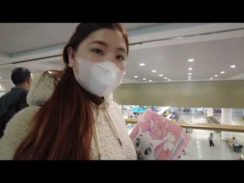 Korea Vlog จากบ้านผ่านตม.เกาหลี ถึงรับกระเป๋าที่สนามบินอินชอน