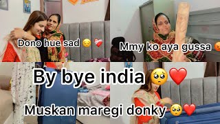 Muskan maregi donky🫣||Mmy hui upset☹️❤️||muskan n ki haryanvi bolne ki try😂❤️||Aman Malik||