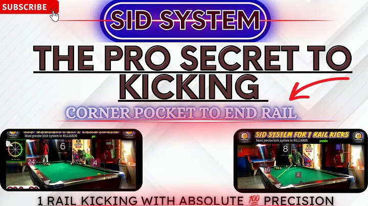 A KICKING SECRET THAT THE PRO’s DON’T REVEAL|SID SYSTEM|9 BALL PLAYERS will NEVER miss a 1 rail KICK