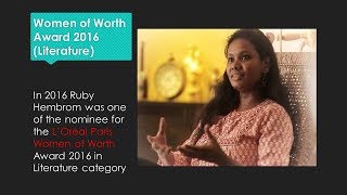 Celebrity RUBY HEMBROM | adivaani.org | Giving back to the society Profile