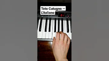 Toto Cutugno L Italiano Intro Piano Melody 