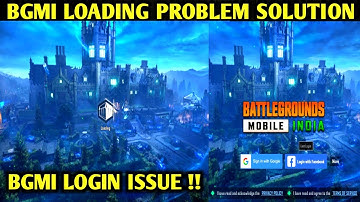 😰LOGIN PROBLEM IN BGMI | BGMI GAME NOT OPENING SOLUTION | BGMI LOADING PROBLEM SOLUTION✅