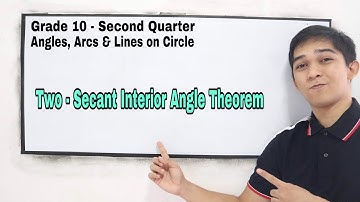 Two-Secant Interior Angle Theorem