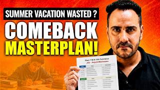 Wasted Your Summer Vacation? Here’s Your Comeback Plan