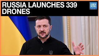 Russia Launched 339 Shahed Drones in Overnight Attack on Friday: Zelenskiy | Dawn News English