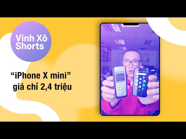 Review “iPhone X mini” giá 2,4 triệu #shorts