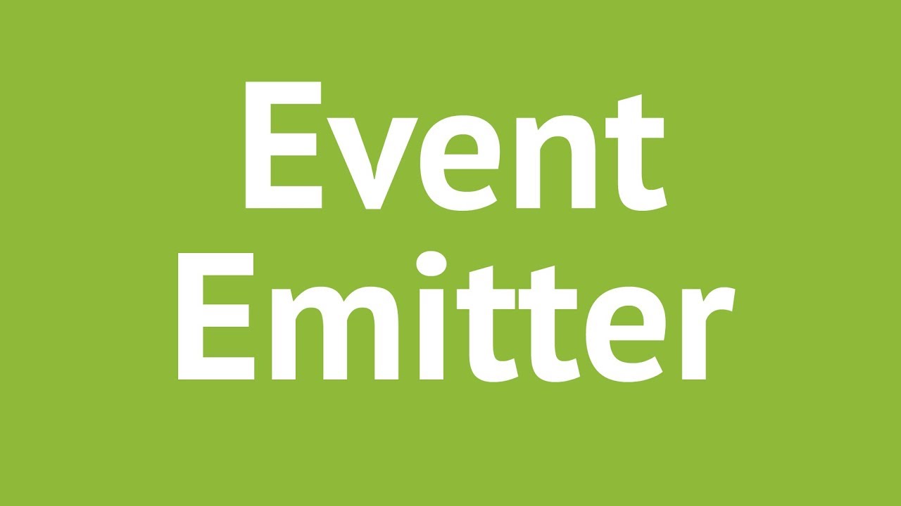 Extending The Event Emitter