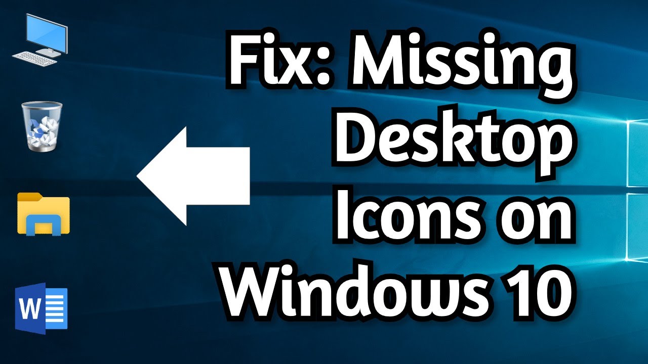 Desktop Icons Disappeared On Windows How To Fix | Hot Sex Picture