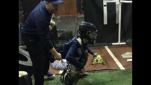 Blocking Drill for Catchers
