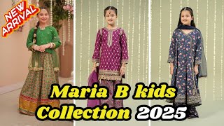 Maria B Kids Collection 2025 For Eid Trendy & Stylish Festive Wear For Girls Watch Now