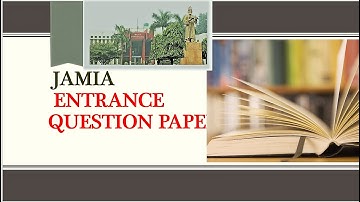 JAMIA MILLIA ISLAMIA 11 class science stream entrance question paper with answer
