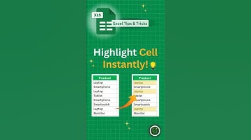 Excel Tricks: Highlight Cells in Seconds! #excelshorts