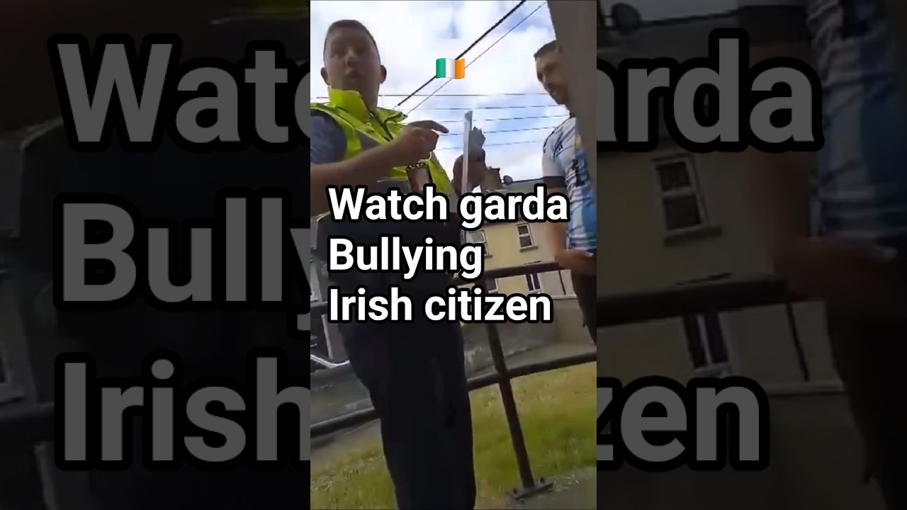 garda Bullying Irish man 🇮🇪