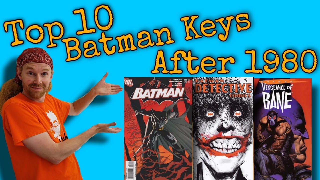 Top 10 Batman Books After 1980 by CBSI YouTube