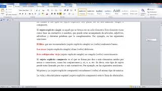 Sujeto Explícito e Implícito
