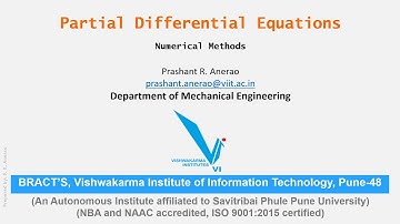 L30 Numerical Methods |  Partial Differential Equations | Introduction and classifications of PDE