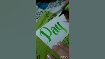 writing my subscribers name || #calligraphy #creationbyparangita