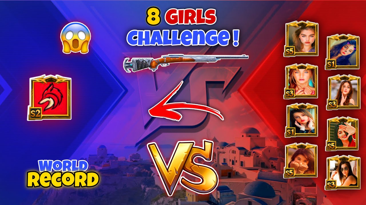 🔥 8 GIRLS PRO PLAYERS CHALLENGED ME 😍 IN NEW MODE 😱 SAMSUNG,A7,A8,J4,J5,J6,J7,J9,J2,J3,J1,XMAX