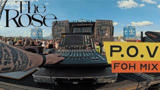 Mixing FOH for a band at a festival (POV)