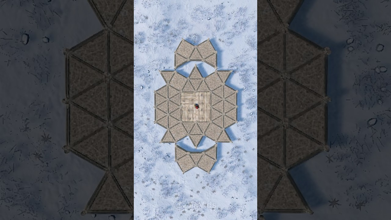 Strong 2x2 base design for SOLO/DUO/TRIO groups in #rust #rustgame #rustbase #gaming #rustclips