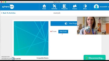 Sphero - Putting robot to sleep and signing out