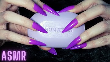 Asmr Fast and Aggressive Soap Scratching - Tapping with Long Nails | Asmr No Talking for Sleep - 4K