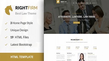 RIGHTFIRM - Law & Business HTML Template | Themeforest Website Templates and Themes