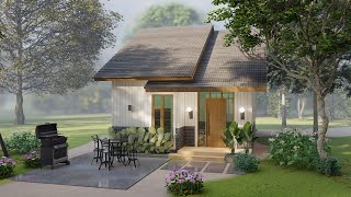 19x32 ft (6x10 m) Cozy Family Tiny Home! ✅ Modern-Minimalist Dream House Design